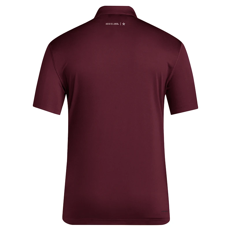 Men's adidas Maroon Texas A&M Aggies 2024 Coaches AEROREADY Polo