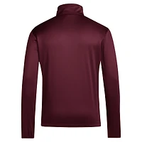 Men's adidas Maroon Texas A&M Aggies 2024 Coaches Sideline Quarter-Zip Top