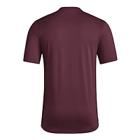 Men's adidas  Maroon Texas A&M Aggies Locker Slogan Pre-Game T-Shirt