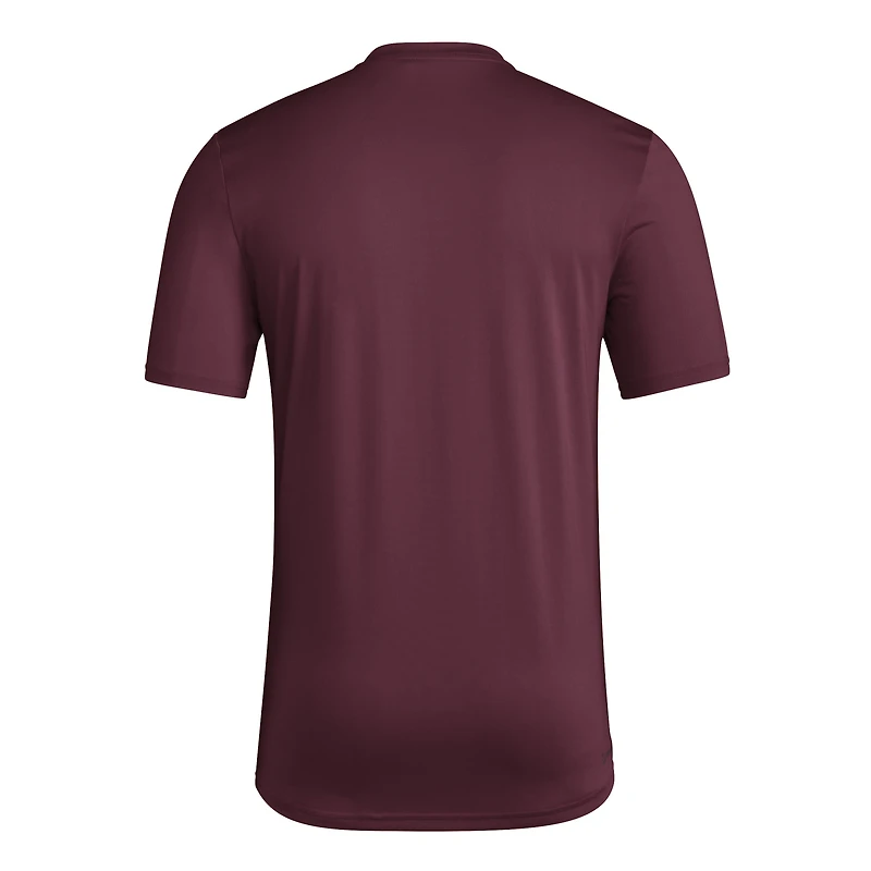 Men's adidas Maroon Texas A&M Aggies Locker Slogan Pre-Game T-Shirt