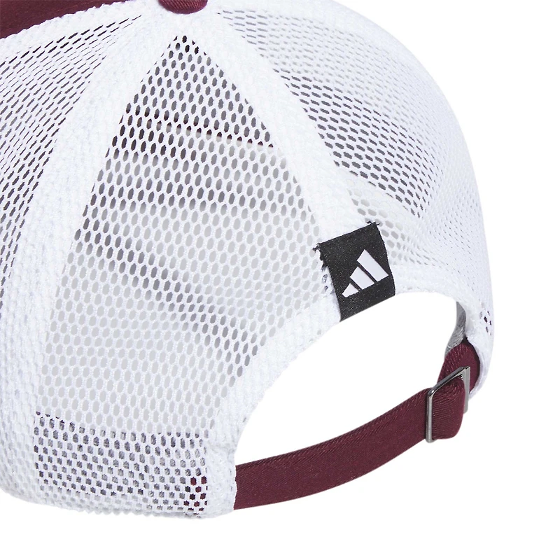 Men's adidas Maroon Texas A&M Aggies Mascot Slouch Trucker Adjustable Hat
