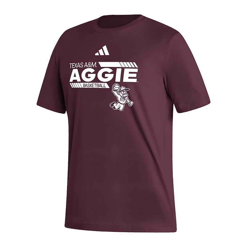 Men's adidas  Maroon Texas A&M Aggies Ol' Sarge Basketball T-Shirt