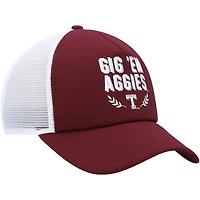 Men's adidas Maroon Texas A&M Aggies Phrase Foam Front Trucker Adjustable Hat
