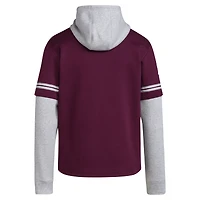 Men's adidas  Maroon Texas A&M Aggies Pullover Baseball Jersey Hoodie