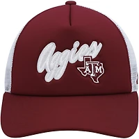 Men's adidas Maroon Texas A&M Aggies Script Trucker Snapback Hat