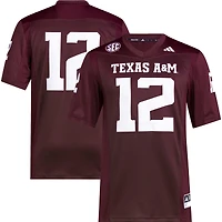 Maillot adidas # Maroon Texas A&M Aggies Premier pour homme
