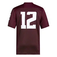 Men's adidas #12 Maroon Texas A&M Aggies Premier Football Jersey