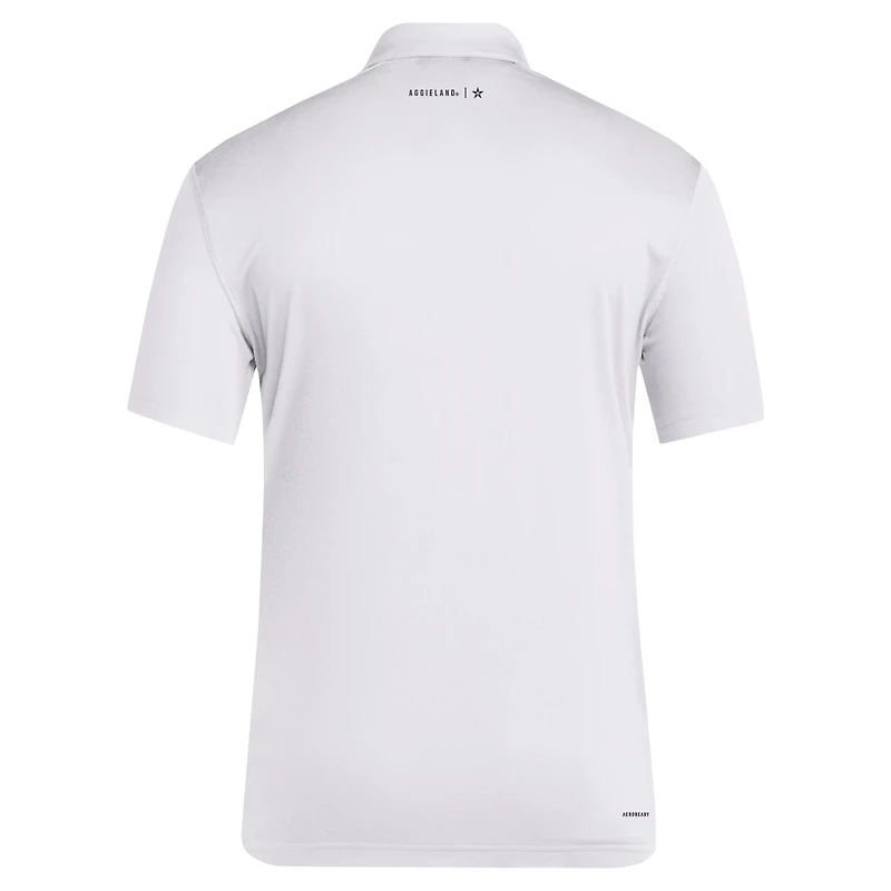 Men's adidas White Texas A&M Aggies 2024 Coaches AEROREADY Polo