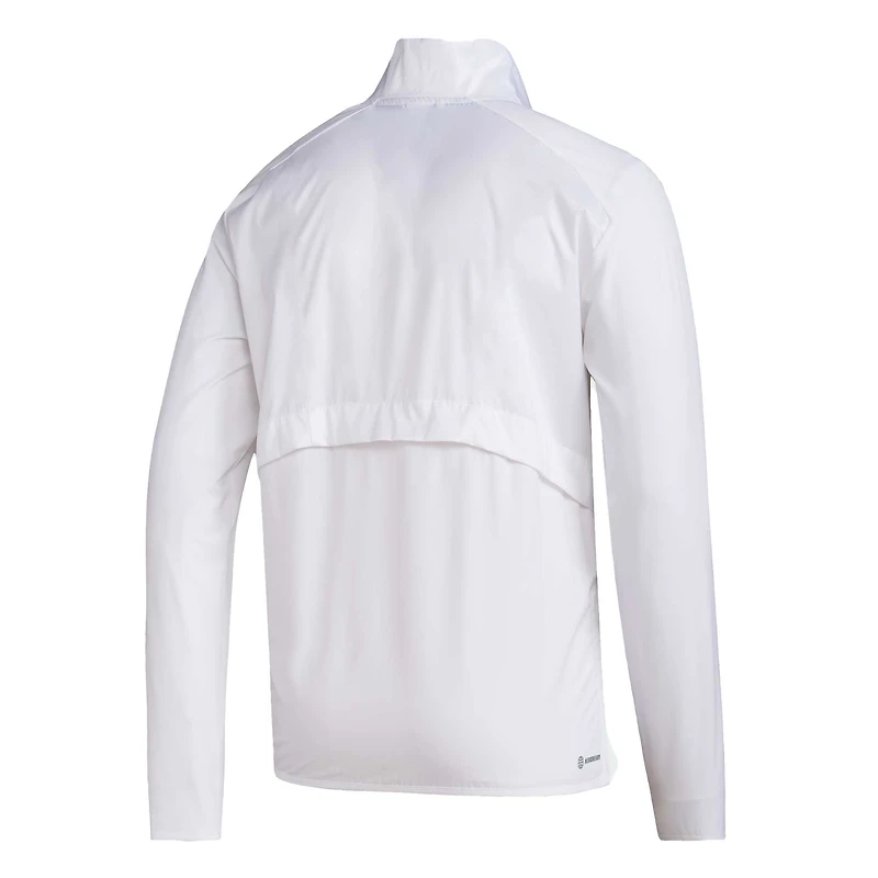 Veste adidas Texas A&M Aggies Sideline AEROREADY à manches raglan et fermeture éclair pour homme - Blanc
