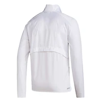 Veste adidas Texas A&M Aggies Sideline AEROREADY à manches raglan et fermeture éclair pour homme - Blanc