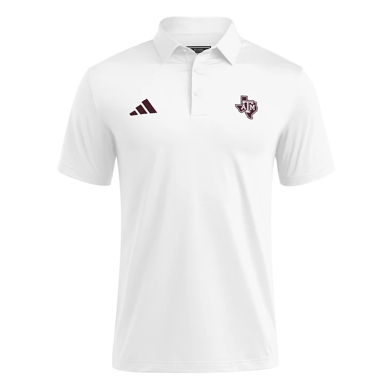 Men's adidas White Texas A&M Aggies Ultimate 365 Polo