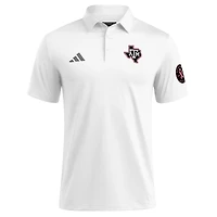 Men's adidas White Texas A&M Aggies Wear Pink Breast Cancer Awareness Polo