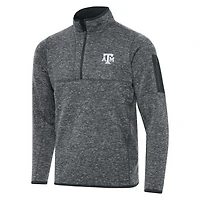 Veste à enfiler zippée quart de tour Fortune pour homme, couleur anthracite, des Texas A&M Aggies, grande taille