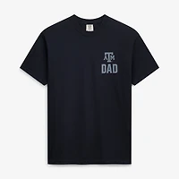 Men's  Black Texas A&M Aggies Father's Day Mascot Overlay T-Shirt