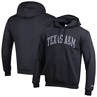 Men's Champion  Black Texas A&M Aggies Basic Arch Fleece Pullover Hoodie