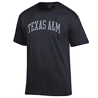 Men's Champion  Black Texas A&M Aggies Basic Arch T-Shirt