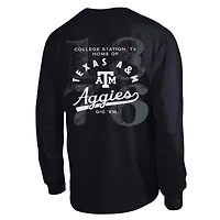 Men's Champion  Black Texas A&M Aggies Laminated All-Star Long Sleeve T-Shirt