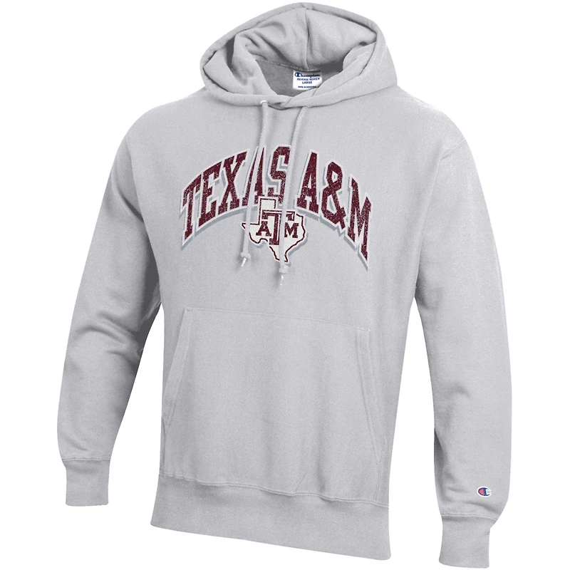 Men's Champion Maroon Texas A&M Aggies Vault Late Night Reverse Weave Pullover Hoodie