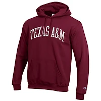 Men's Champion  Maroon Texas A&M Aggies Basic Arch Fleece Pullover Hoodie