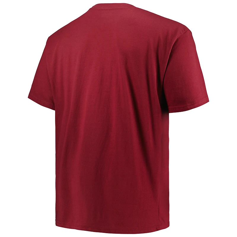 T-shirt pour casque de football Champion Maroon Texas A&M Aggies Big & Tall hommes