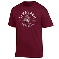 Men's Champion  Maroon Texas A&M Aggies Ol' Sarge Football T-Shirt
