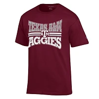 Men's Champion  Maroon Texas A&M Aggies Team Zoom T-Shirt