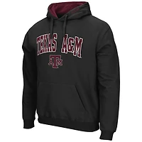 Sweat à capuche noir Colosseum Texas A&M Aggies Arch & Logo 3.0 pour homme