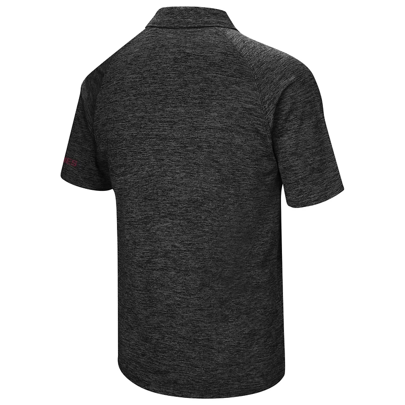 Polo Colosseum noir pour homme Texas A&M Aggies, grandes tailles, Down Swing