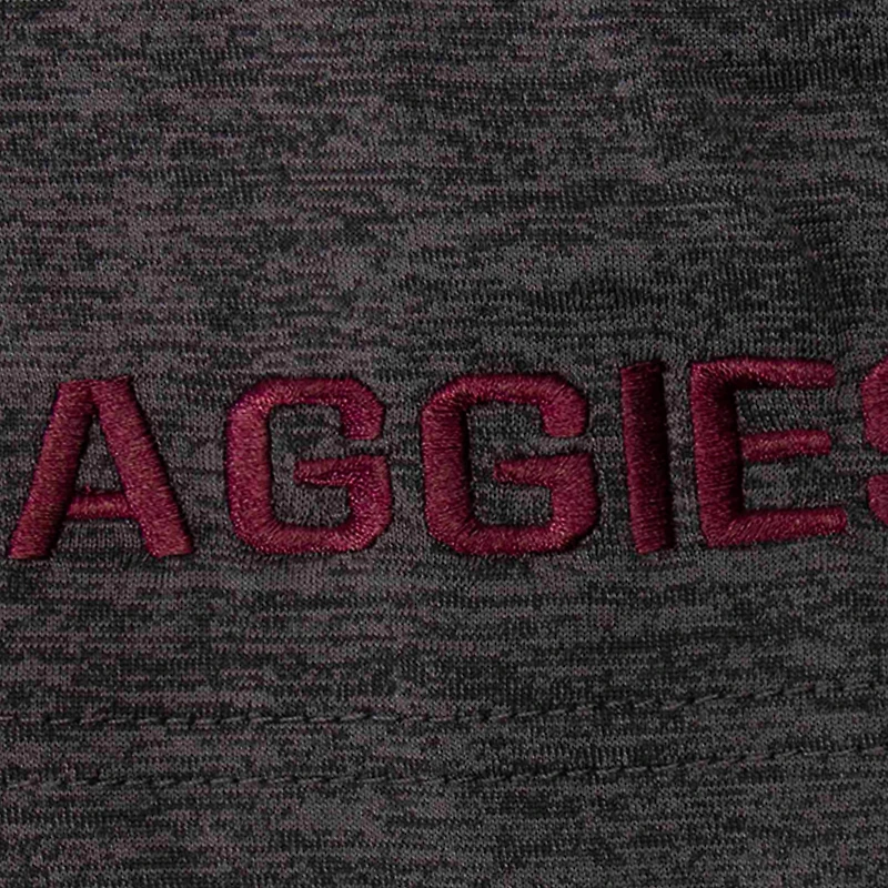 Men's Colosseum Black Texas A&M Aggies Big & Tall Down Swing Polo
