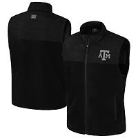 Gilet zippé noir pour homme Colosseum Texas A&M Aggies Block The Sun