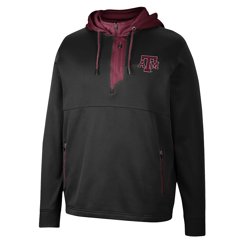 Sweat à capuche noir Colosseum Texas A&M Aggies Luge 3.0 pour homme