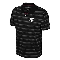 Men's Colosseum  Black Texas A&M Aggies Milk Steak Polo