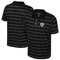 Men's Colosseum  Black Texas A&M Aggies Milk Steak Polo