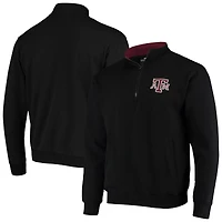 Veste Colosseum Black Texas A&M Aggies Tortugas Logo Quarter-Zip pour homme