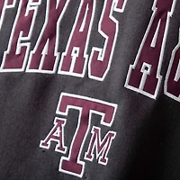 Men's Colosseum Charcoal Texas A&M Aggies Arch & Logo Crew Neck Sweatshirt