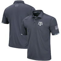 Colosseum Charcoal Texas A&M Aggies Big & Tall OHT Military Appreciation Digital Camo Polo pour homme