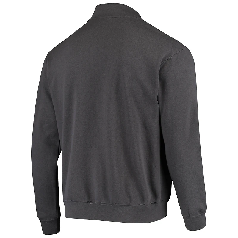 Men's Colosseum Charcoal Texas A&M Aggies Tortugas Logo Quarter-Zip Jacket