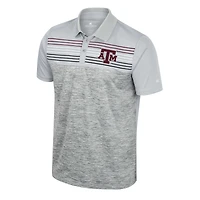 Polo gris Colosseum Texas A&M Aggies Cybernetic pour homme
