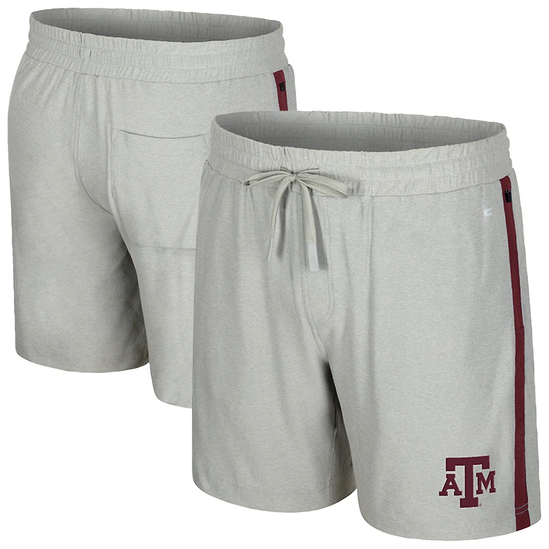 Men's Colosseum Gray Texas A&M Aggies Mac Shorts