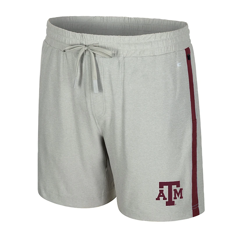Short Mac gris Colosseum pour homme des Texas A&M Aggies