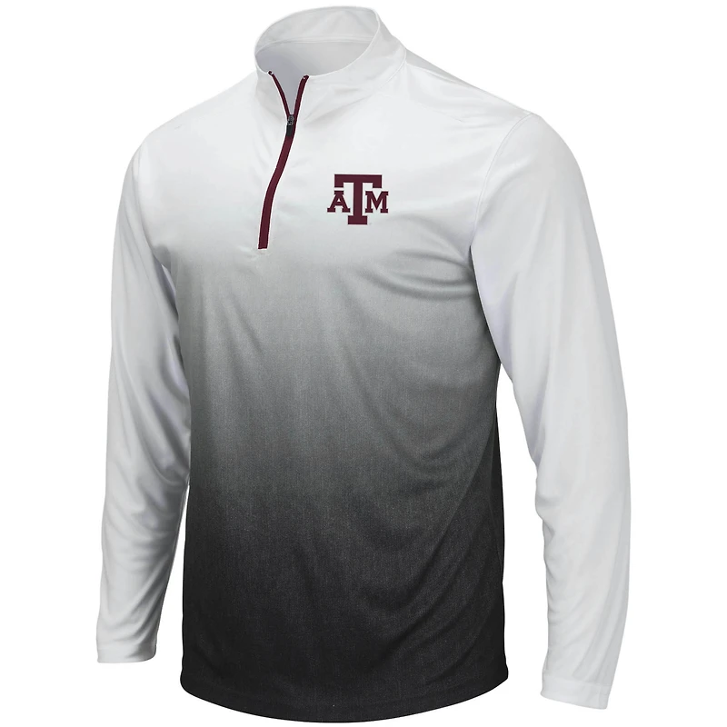 Veste à col zippé Colosseum Gray Texas A&M Aggies Magic pour homme