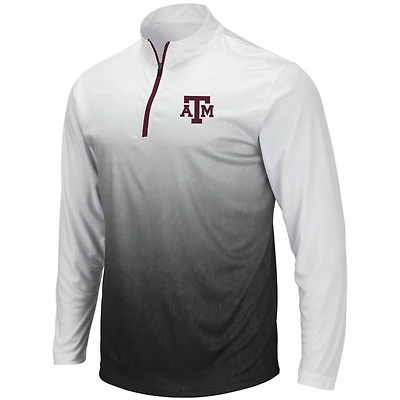 Veste à col zippé Colosseum Gray Texas A&M Aggies Magic pour homme