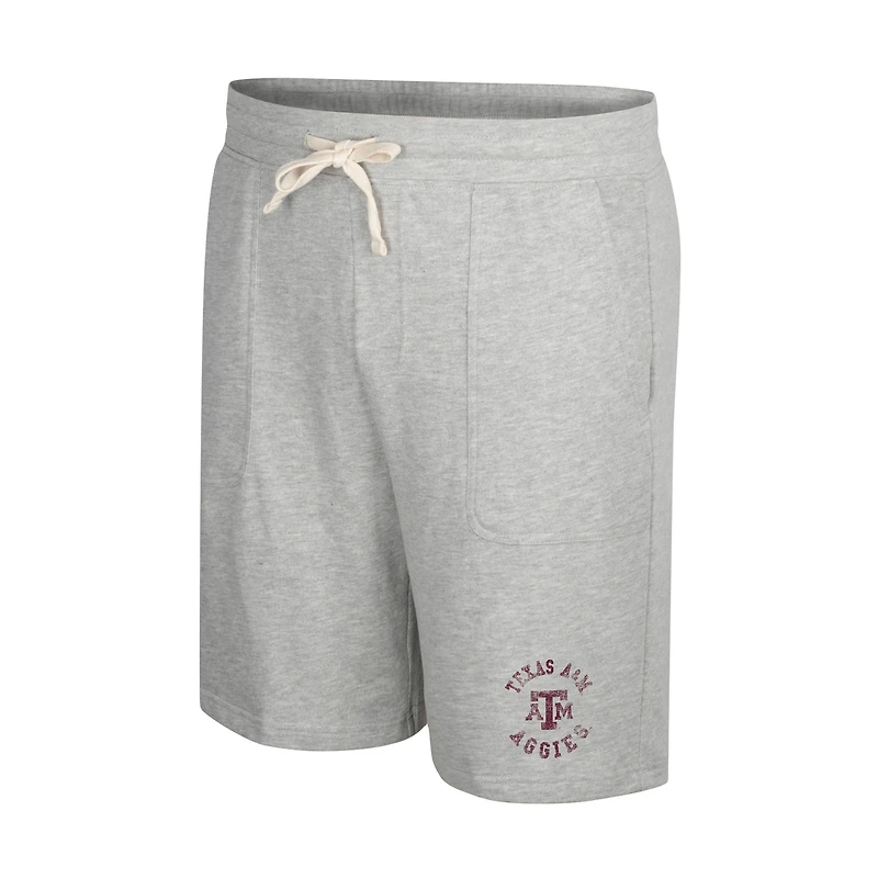 Colosseum Heather Grey Texas A&M Aggies Love To Hear This Terry Short pour homme