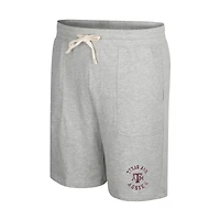 Colosseum Heather Grey Texas A&M Aggies Love To Hear This Terry Short pour homme