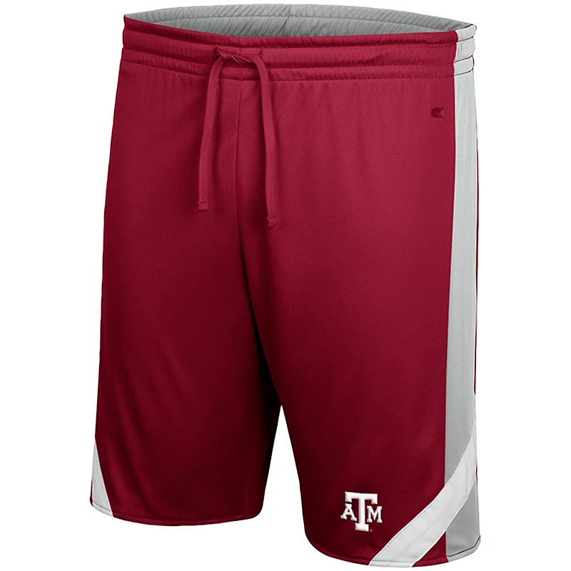 Men's Colosseum Maroon/Gray Texas A&M Aggies Am I Wrong Reversible Shorts