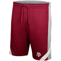 Men's Colosseum Maroon/Gray Texas A&M Aggies Am I Wrong Reversible Shorts