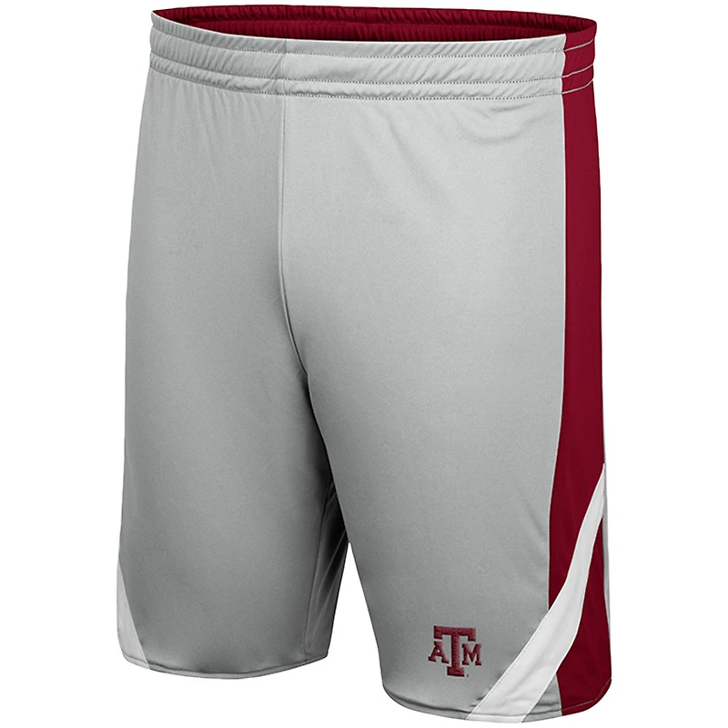 Men's Colosseum Maroon/Gray Texas A&M Aggies Am I Wrong Reversible Shorts