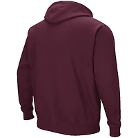 Sweat à capuche Colosseum bordeaux pour homme, avec logo et arche des Texas A&M Aggies
