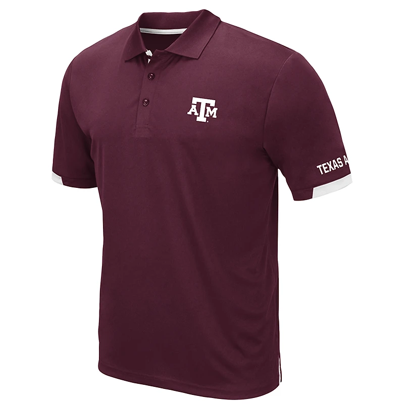 Men's Colosseum Maroon Texas A&M Aggies Big & Tall Santry Polo