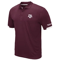 Men's Colosseum Maroon Texas A&M Aggies Big & Tall Santry Polo